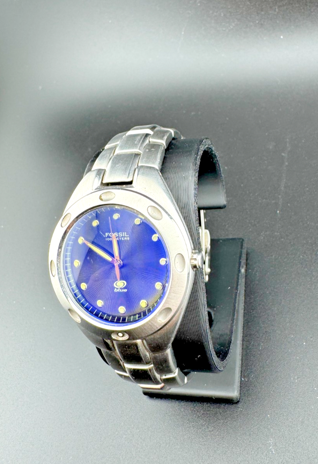 Fossil Blue Watch Blue Dial Stainless Steel Mens